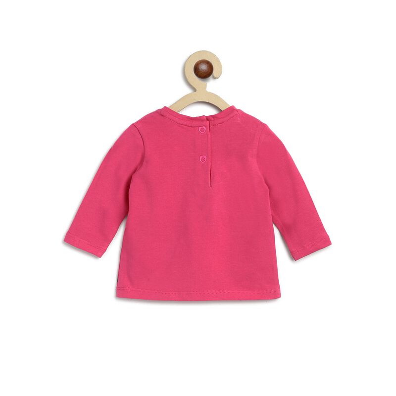 Knitted T-Shirt With Unicorn Print image number null